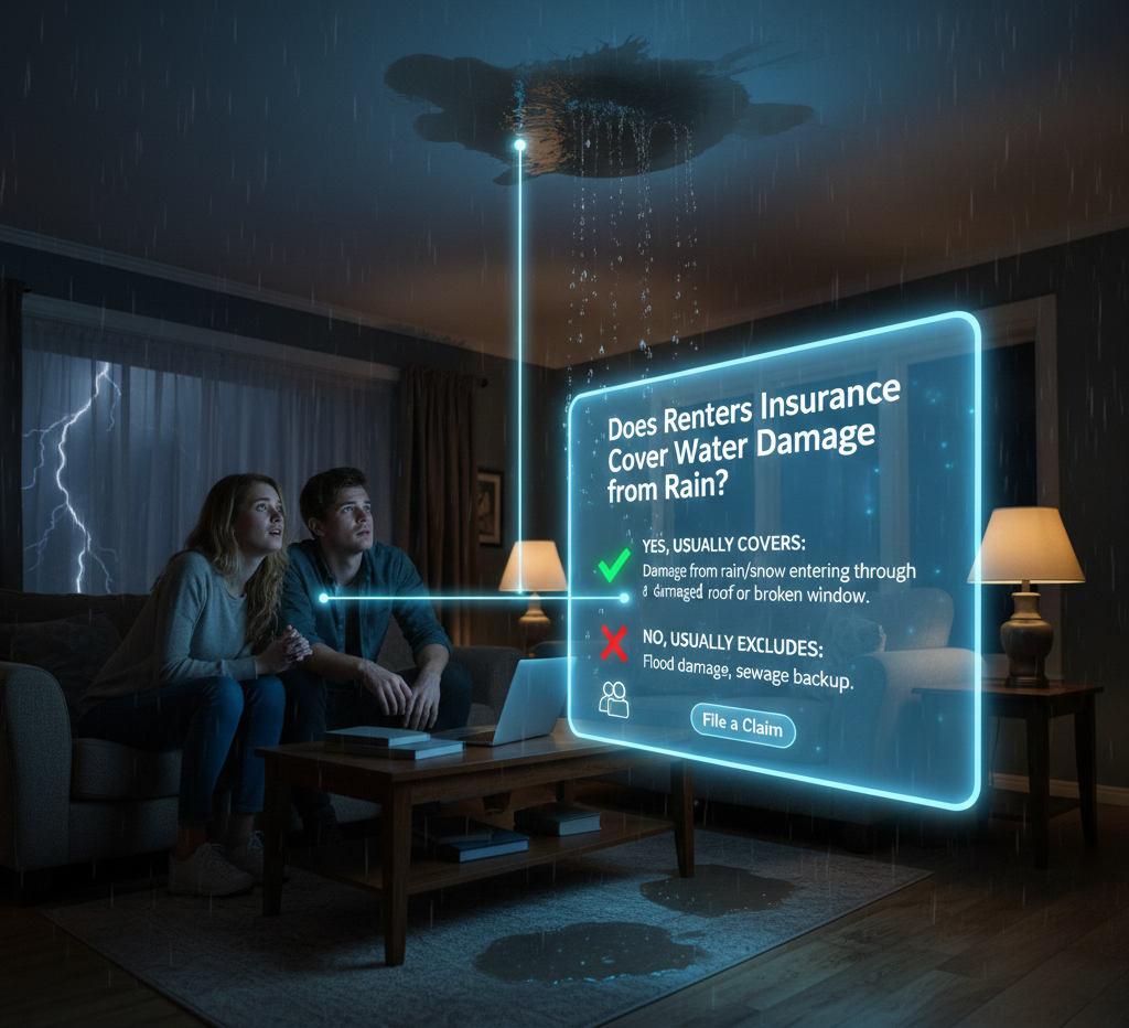 Does Renters Insurance Cover Water Damage from Rain?