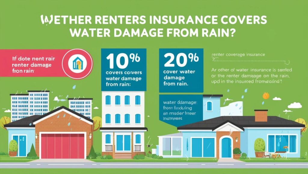 does renters insurance cover water damage from rain